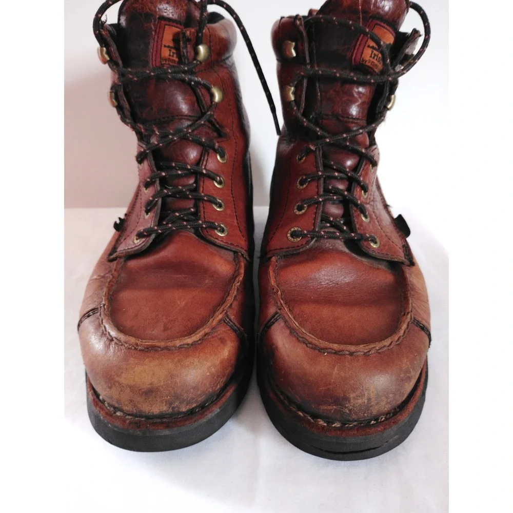 Irish Setter by Red Wing Leather Work Hiking Boots Brown Lace‑Up Soft Toe Men 11
